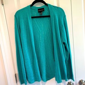 COPY - Beautiful Teal Knit Cardigan